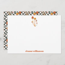 Spezielle Retro-Orange-Mushroom-Dusche auf der Sch