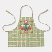 Spezielle RN Nurse-Schürze für Sock Monkey Schürze (Vorderseite)