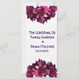 Spezielle Rose, elegante Hochzeitseinladung Einladung