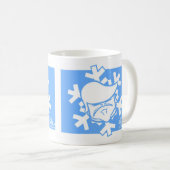 Spezielle Schneeflocke Kaffeetasse (VorderseiteRechts)