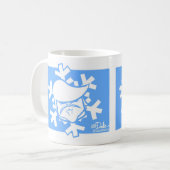 Spezielle Schneeflocke Kaffeetasse (Vorderseite Links)