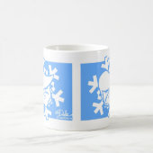 Spezielle Schneeflocke Kaffeetasse (Mittel)