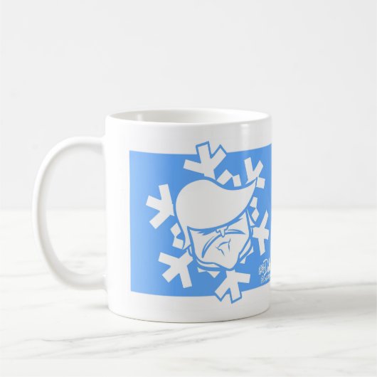 Spezielle Schneeflocke Kaffeetasse (Links)
