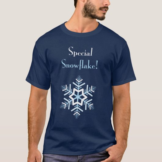 Spezielle Schneeflocke! T-Shirt (Vorderseite)