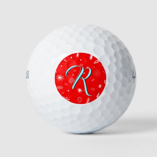 Spezielle Schneeflockengolfbälle Golfball (Vorderseite)