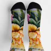 Spezielle Socken von Blume und Bienen (Oben)