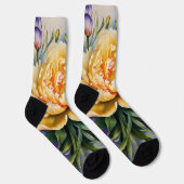 Spezielle Socken von Blume und Bienen (Rechts)