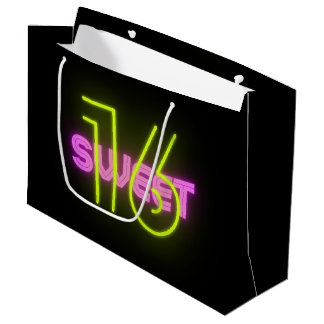 Spezielle Sweet Sixteen 16 Papier-Einkaufstüten Große Geschenktüte