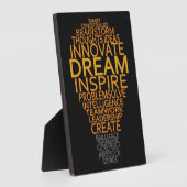 Spezielle Tafel mit Inspirationslampe Fotoplatte (Seite)