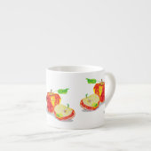 Spezielle Tasse: Äpfel Espressotasse (Vorderseite Rechts)