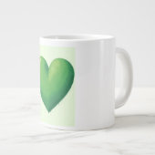 Spezielle Tasse, elegante Liebe Symbol Tea Cup Per Jumbo-Tasse (Vorderseite Rechts)