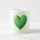 Spezielle Tasse, elegante Liebe Symbol Tea Cup Per Jumbo-Tasse (Vorderseite)