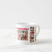 Spezielle Tasse FUNNY EXPRESSO FOTO COLLAGE RED (Vorderseite Rechts)