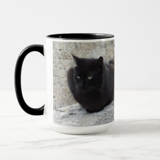 Spezielle Tasse für Black Cat - wählen Sie Stil &  (Links)