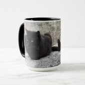 Spezielle Tasse für Black Cat - wählen Sie Stil &  (Vorderseite Links)