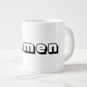 Spezielle Tasse für die Bezeichnung schwarzer Text (Vorderseite Rechts)