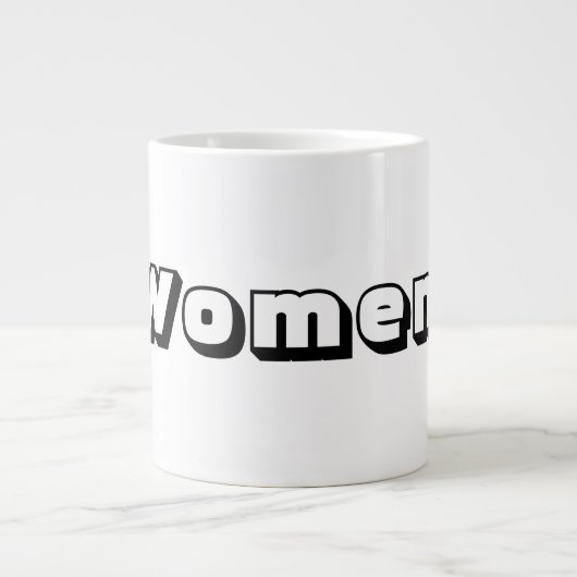 Spezielle Tasse für die Bezeichnung schwarzer Text (Vorderseite)