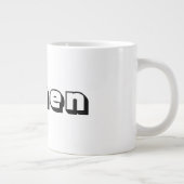 Spezielle Tasse für die Bezeichnung schwarzer Text (Rechts)