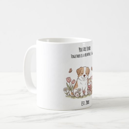 Spezielle Tasse für Hunde und Katzen (Vorderseite Links)