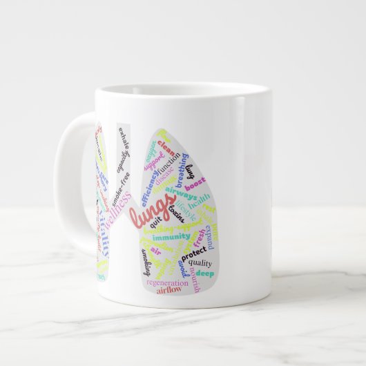 Spezielle Tasse für Nichtraucher (Vorderseite Links)