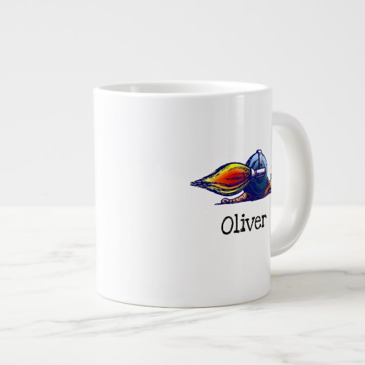 Spezielle Tasse für Rocket Snail (Vorderseite Rechts)