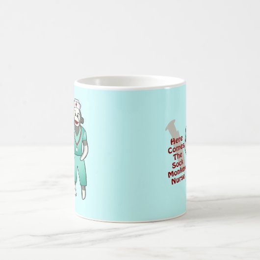 Spezielle Tasse für Sock Monkey (Mittel)