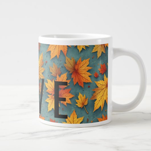 Spezielle Tasse im Herbst (Rechts)