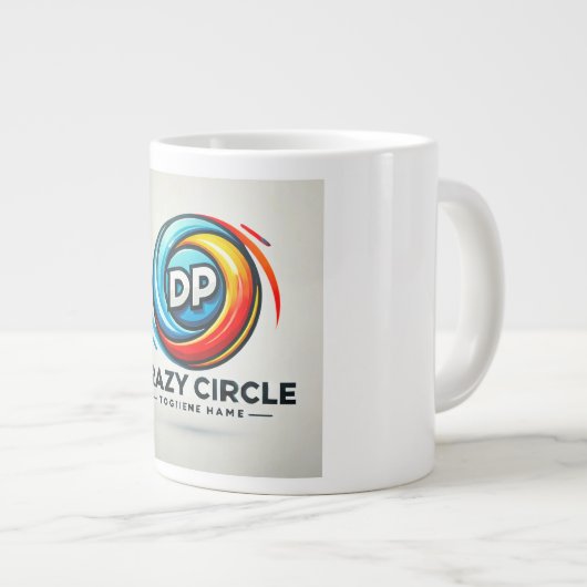 Spezielle Tasse mit DP Crazy Circle Logo (Vorderseite Rechts)