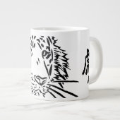 Spezielle Tasse | Tiger 虎 (Vorderseite Rechts)