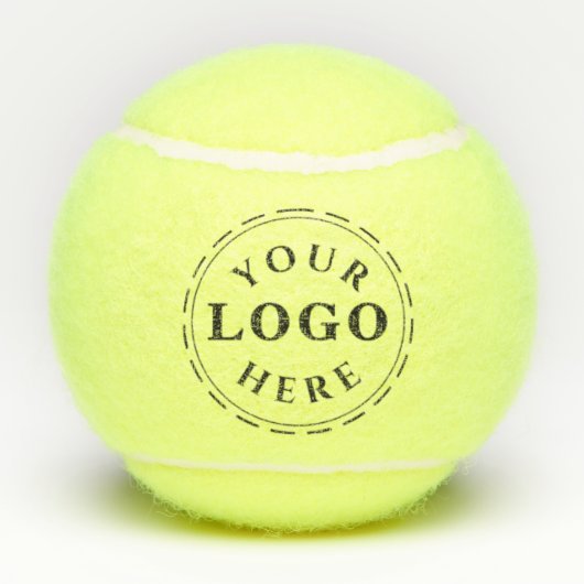Spezielle Tennisbälle mit Ihrem Logo oder Design (Rückseite)