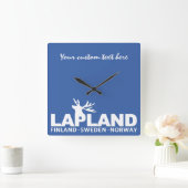 Spezielle Text- und Farbwanduhr Quadratische Wanduhr (Zuhause)