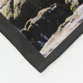 Spezielle Textil- und Farbtupfer Vlies-Decken Fleecedecke (Ecke)