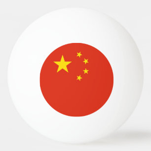 Spezielle Tischtennisball mit Fahne der China