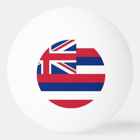 Spezielle Tischtennisball mit Flag Hawaii Staat (Vorderseite)