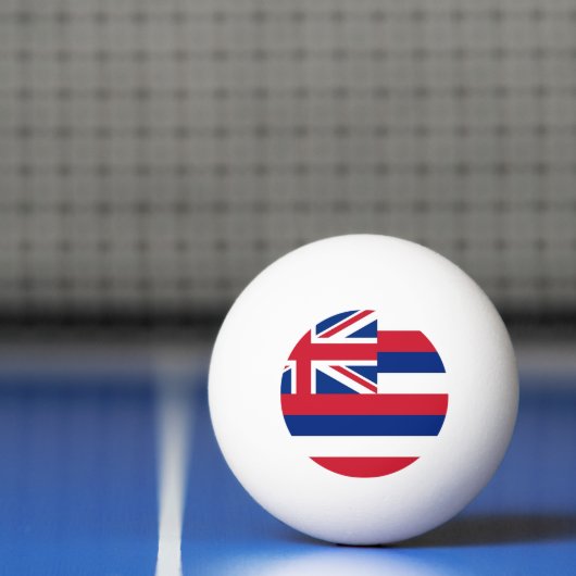 Spezielle Tischtennisball mit Flag Hawaii Staat (Netto)