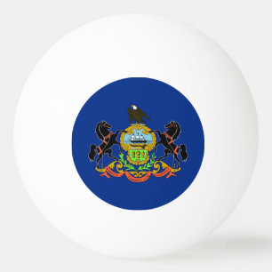 Spezielle Tischtennisball mit Flagge von Pennsylva