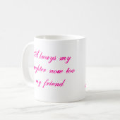 Spezielle Tochter-Tasse Kaffeetasse (Vorderseite Links)