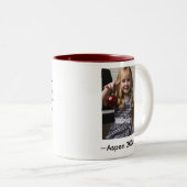 Spezielle Tochter-Tasse Zweifarbige Tasse (VorderseiteRechts)