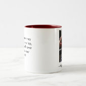 Spezielle Tochter-Tasse Zweifarbige Tasse (Mittel)