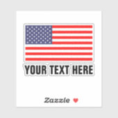 Spezielle Vinyl-Aufkleber der amerikanischen Flagg Aufkleber (Blatt)