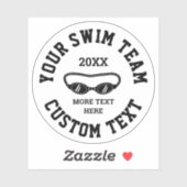 Spezielle Vinyl-Aufkleber für Schwimmer Aufkleber (Blatt)