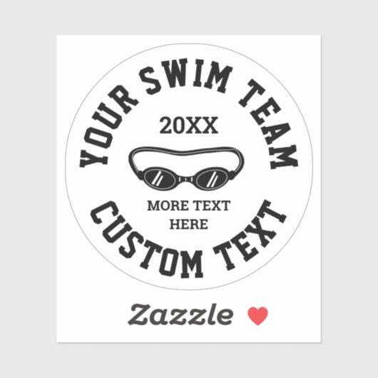 Spezielle Vinyl-Aufkleber für Schwimmer Aufkleber (Blatt)