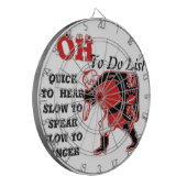 Spezielle Weihnachtsartikel Dartscheibe (Vorderseite Links)