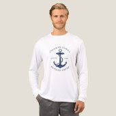Spezieller Anker für Motorboote Tri-Blend Shirt (Vorderseite komplett)