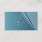 Spezieller Auto-Glasscheibe-Austauschgestein-Chip Visitenkarte (Rückseite)