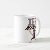 Spezieller Bildungs-Lehrer lustige Ninja Kaffeetasse (VorderseiteRechts)
