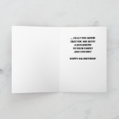 Spezieller Bruder 4. Geburtstag Superheld Karte (Innenseite)