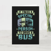 Spezieller Busfahrer Karte (Vorderseite)