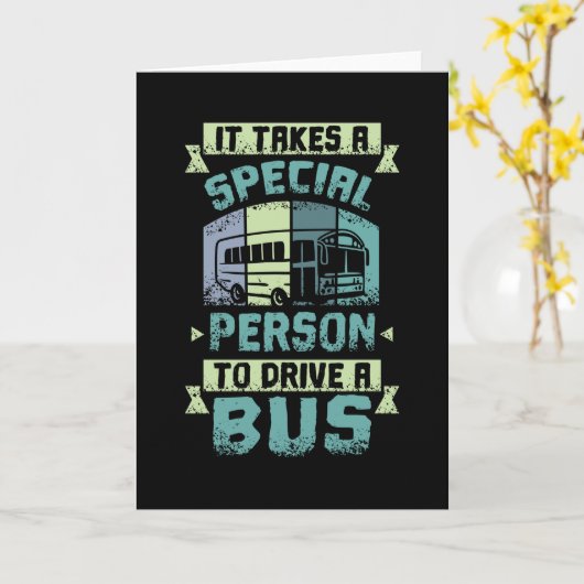 Spezieller Busfahrer Karte (Gelbe Blume)