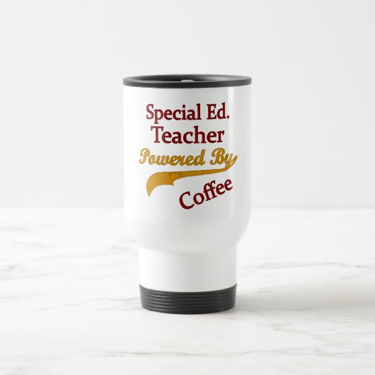Spezieller Ed. Lehrer angetrieben durch Kaffee Reisebecher (Mittel)